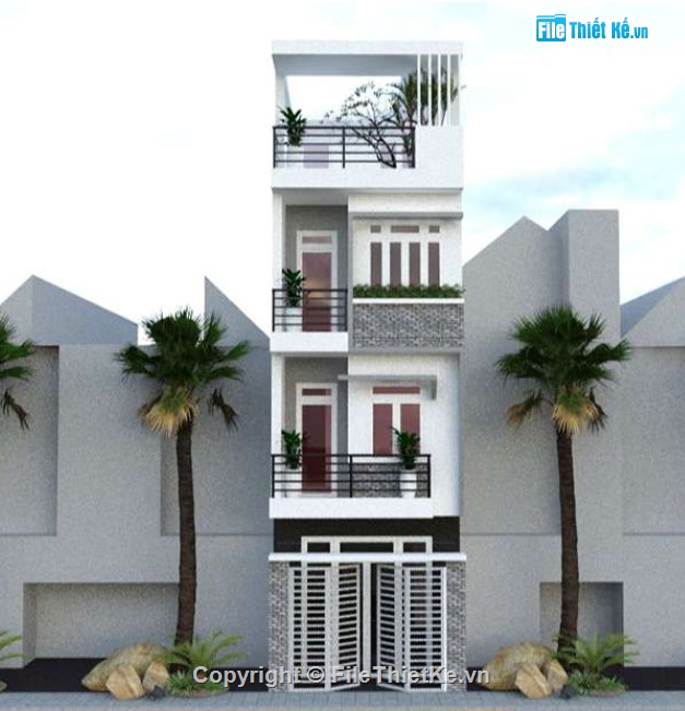 Nhà phố 4x14m,nhà phố 3 tầng,nhà phố 3 tầng hiện đại