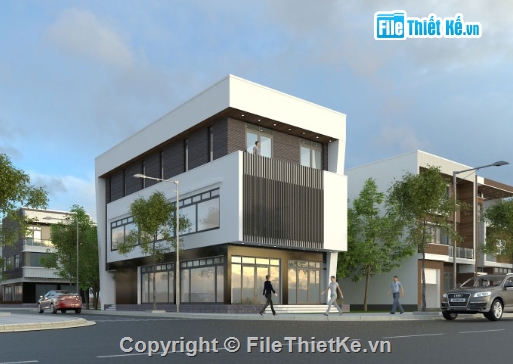Nhà phố,nhà phố 3 tầng,cad nhà phố 3 tầng,file cad nhà phố 3 tầng