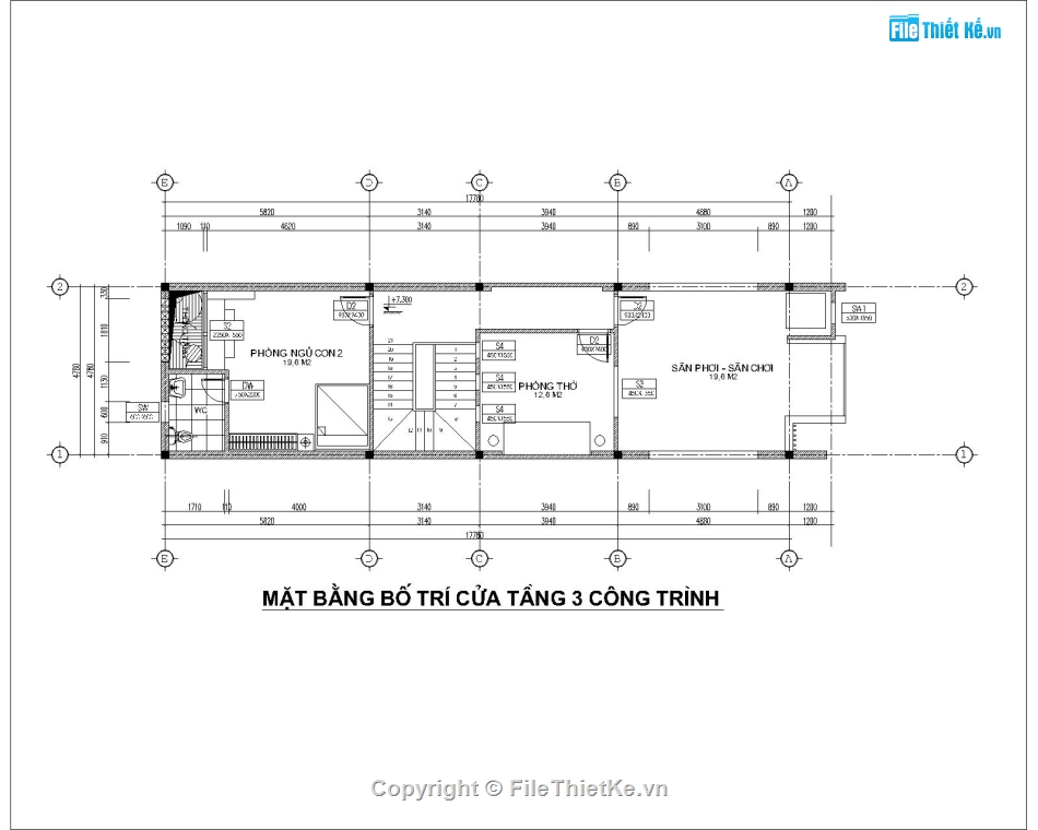 Bản vẽ nhà 3 tầng,nhà phố 3 tầng 4.78x17.78m,thiết kế nhà phố 3 tầng,mẫu nhà phố 3 tầng