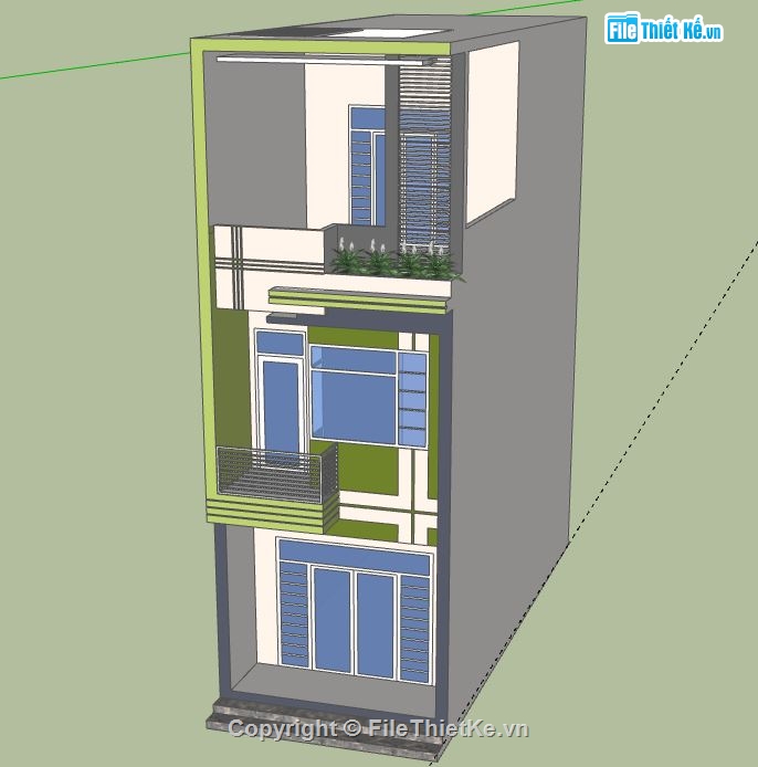 nhà phố 3 tầng,model su nhà phố 3 tầng,file sketchup nhà phố 3 tầng,nhà phố 3 tầng file su,sketchup nhà phố 3 tầng