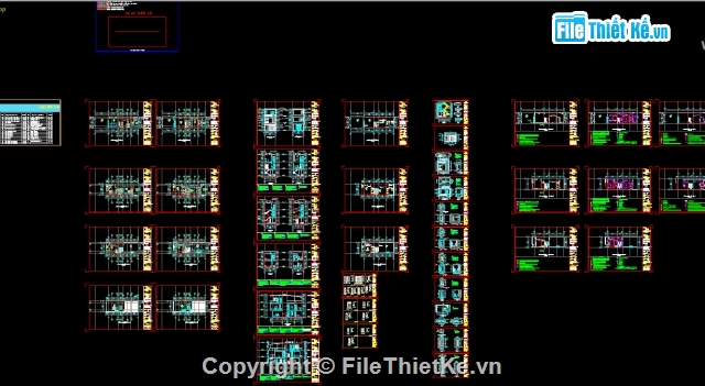 bản vẽ cad nhà 3 tầng,nhà phố 3 tầng,nhà 3 tầng đẹp,Nhà phố 3 tầng 5.7x20m