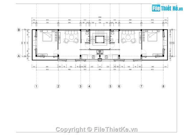 nhà phố 3 tầng,nhà 3 tầng 5x23.4m,bản vẽ nhà phố 3 tầng