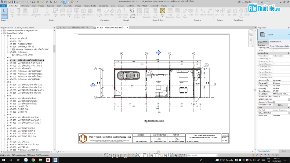 nhà phố 3 tầng 6x17.5m,revit nhà phố 3 tầng,file revit nhà phố 3 tầng,revit nhà phố 3 tầng 6x17.5m,Revit bản vẽ nhà phố 3 tầng