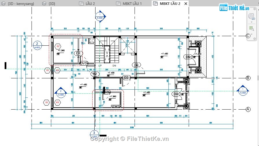 Nhà phố 3 tầng revit,kiến trúc nhà phố 3 tầng,Revit nhà phố 3 tầng 7.5x14,bản vẽ revit nhà phố 3 tàng,nhà 3 tầng đẹp