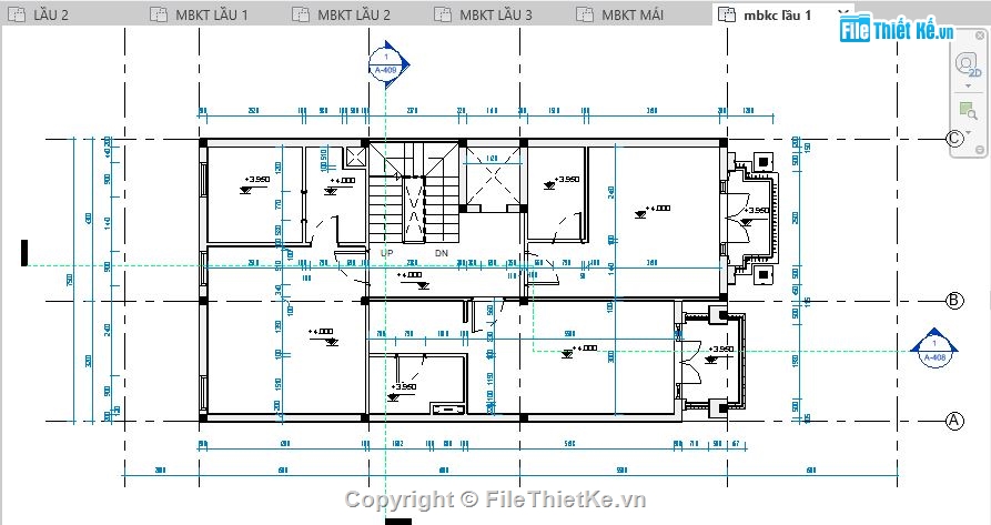 Nhà phố 3 tầng revit,kiến trúc nhà phố 3 tầng,Revit nhà phố 3 tầng 7.5x14,bản vẽ revit nhà phố 3 tàng,nhà 3 tầng đẹp