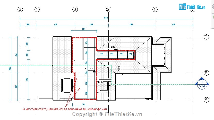 Nhà phố 3 tầng revit,kiến trúc nhà phố 3 tầng,Revit nhà phố 3 tầng 7.5x14,bản vẽ revit nhà phố 3 tàng,nhà 3 tầng đẹp