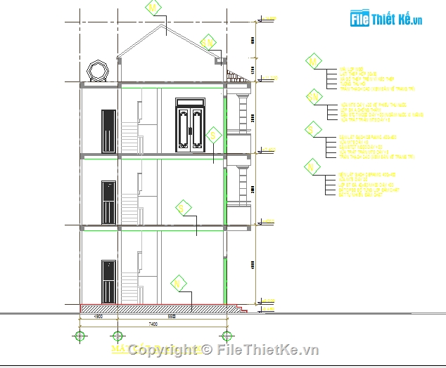 Kiến trúc,Nhà phố,3 tầng,bản vẽ nhà phố,file thiết kế nhà phố,thiết kế nhà phố