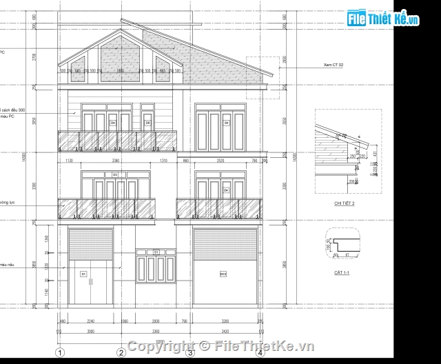 thiết kế nhà phố,nhà 3 tầng,Nhà phố 3 tầng,Nhà phố 3 tầng 7x10m