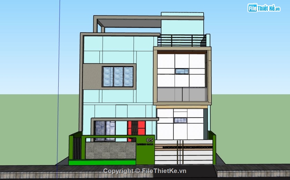 model su nhà phố 3 tầng,file sketchup nhà phố 3 tầng,nhà phố 3 tầng model su,sketchup nhà phố 3 tầng,file su nhà phố 3 tầng