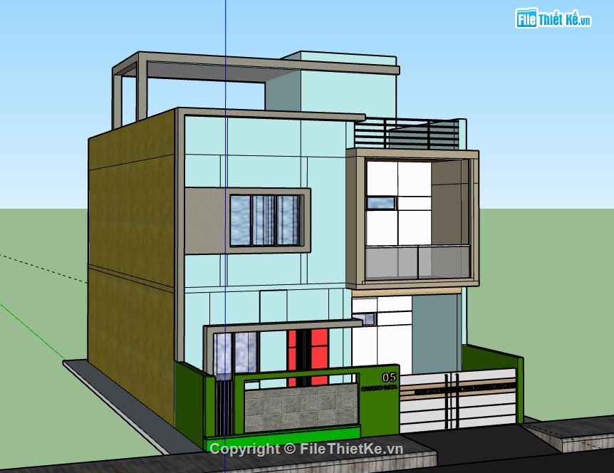 model su nhà phố 3 tầng,file sketchup nhà phố 3 tầng,nhà phố 3 tầng model su,sketchup nhà phố 3 tầng,file su nhà phố 3 tầng