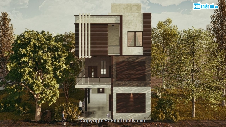 Nhà phố 3 tầng,model su nhà phố 3 tầng,nhà phố 3 tầng file su,file sketchup nhà phố 3 tầng,nhà phố 3 tầng model su