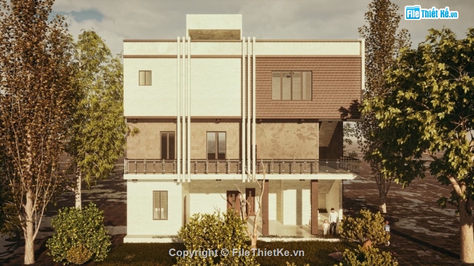 Nhà phố 3 tầng,model su nhà phố 3 tầng,nhà phố 3 tầng file su,file sketchup nhà phố 3 tầng,nhà phố 3 tầng model su