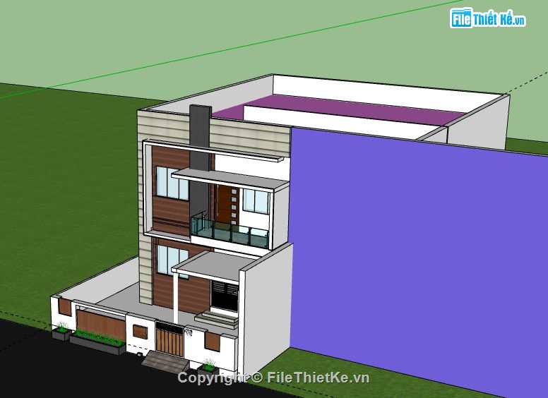 Nhà phố 3 tầng,model su nhà phố 3 tầng,nhà phố 3 tầng model su,file su nhà phố 3 tầng,nhà phố 3 tầng sketchup