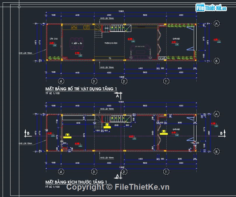 nhà phố 3 tầng,file cad nhà phố 3 tầng,mẫu nhà phố 3 tầng