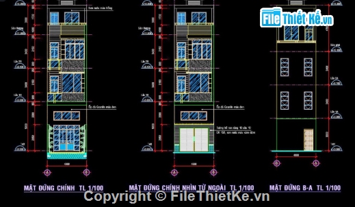 Nhà phố hiện đại,Nhà phố,nhà phố 4 tầng,cad nhà phố 4 tầng