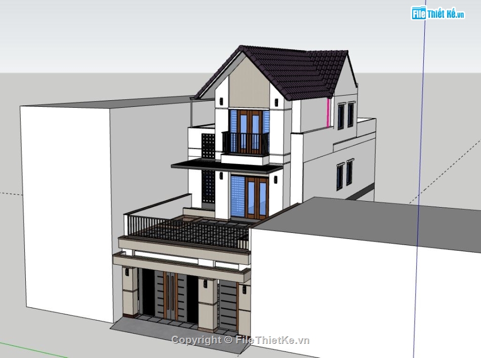 file sketchup nhà phố 3 tầng,nhà phố 3 tầng file su,model su nhà phố 3 tầng,nhà phố 3 tầng model su,file su nhà phố 3 tầng