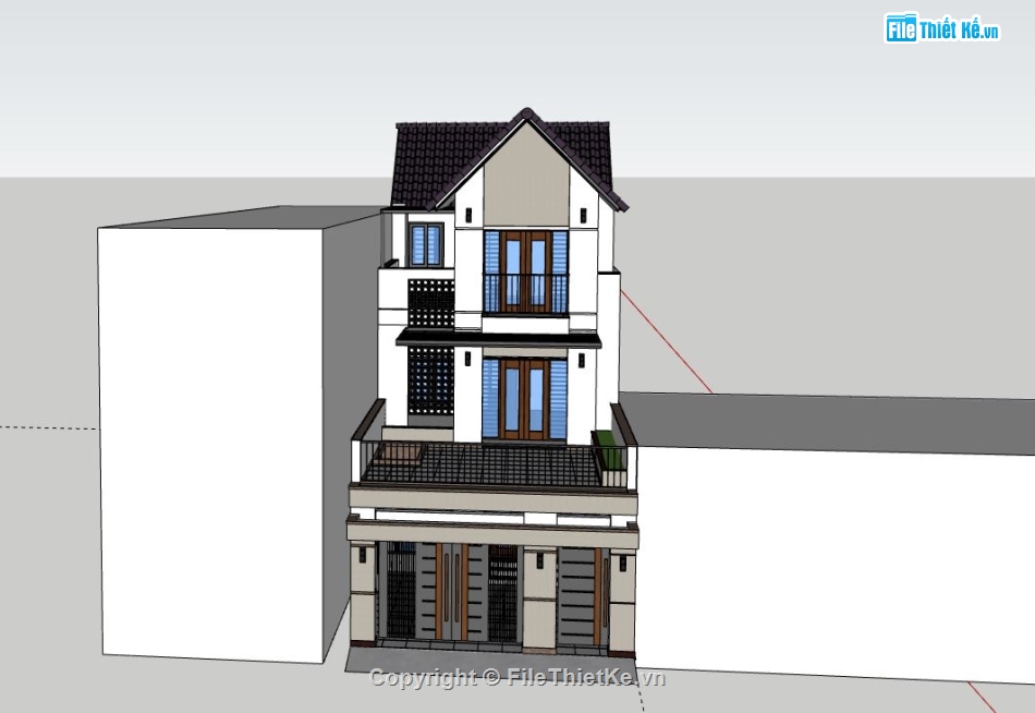 file sketchup nhà phố 3 tầng,nhà phố 3 tầng file su,model su nhà phố 3 tầng,nhà phố 3 tầng model su,file su nhà phố 3 tầng