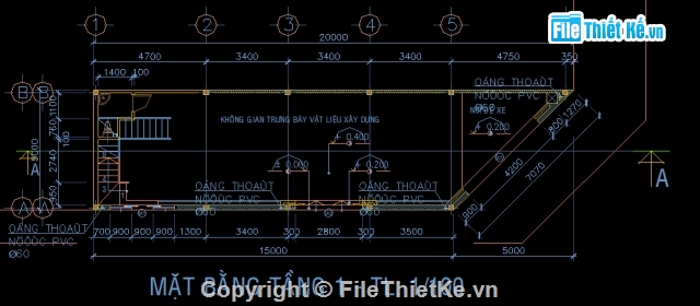 3 tầng,mặt tiền xiên,5x20m,nhà phố 3 tầng mặt tiền 5m,bản vẽ nhà phố 3 tầng