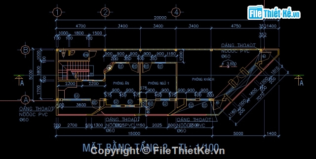 3 tầng,mặt tiền xiên,5x20m,nhà phố 3 tầng mặt tiền 5m,bản vẽ nhà phố 3 tầng