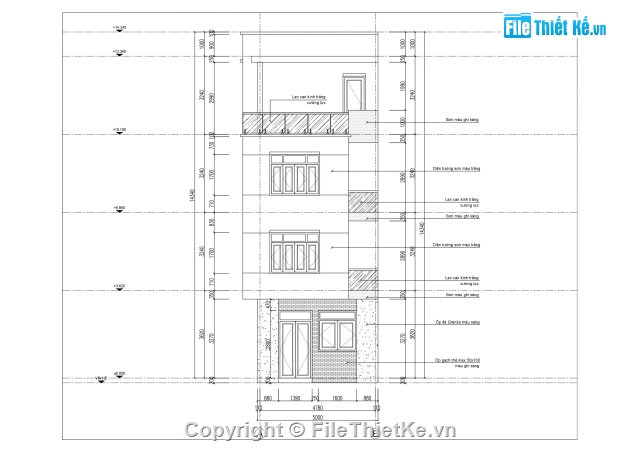 Nhà phố 4 tầng,nhà phố 4 tầng có phối cảnh su,bản vẽ nhà phố 4 tầng,cad nhà phố 4 tầng,mẫu nhà phố 4 tầng 5.5x7.5m,su nhà phố 4 tầng