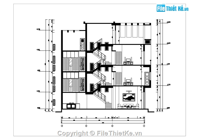 nhà 4 tầng,4 tầng,điện nhà 4 tầng,điện nhà phố,Nhà phố 4 tầng 5x13.42m