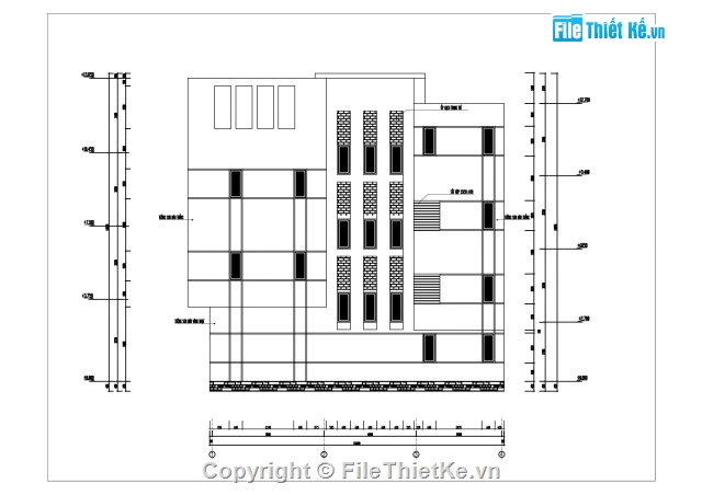 nhà 4 tầng,4 tầng,điện nhà 4 tầng,điện nhà phố,Nhà phố 4 tầng 5x13.42m