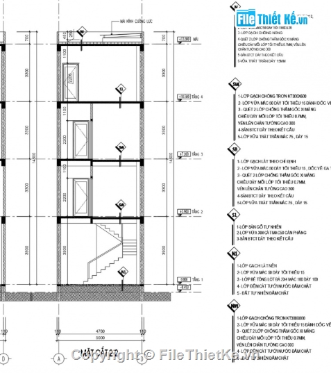 Nhà 4 tầng đẹp,nhà phố 4 tầng,Nhà phố,cad nhà phố 4 tầng