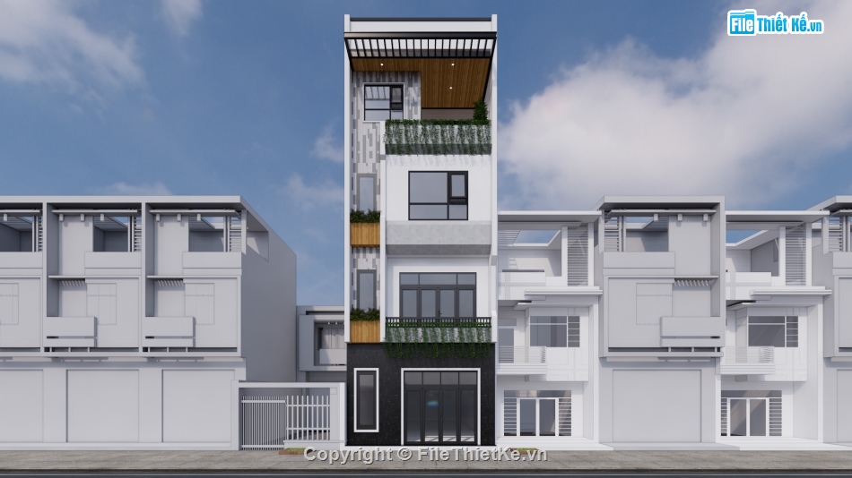 Mẫu nhà phố,mẫu nhà phố 4 tầng đẹp,nhà phố 4 tầng hiện đại