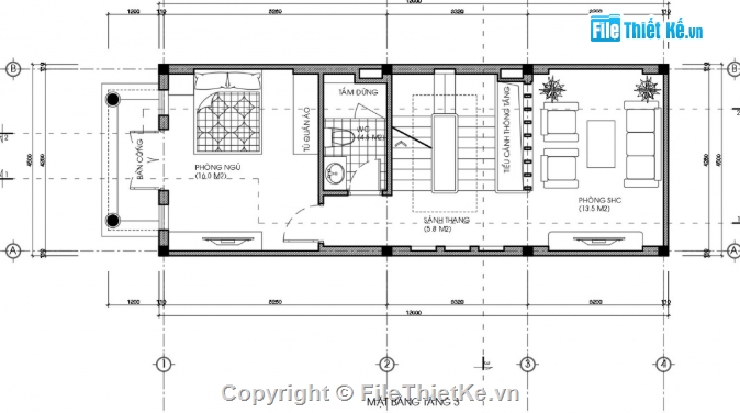Nhà phố 4 tầng,cad nhà phố 4 tầng,file cad nhà phố 4 tầng,nhà phố 4 tầng cad