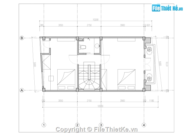 nhà 4 tầng,full nhà phố 4 tàng,nhà phố full,bản vẽ nhà 4 tầng,nhà phố 4 tầng 5x10.2m