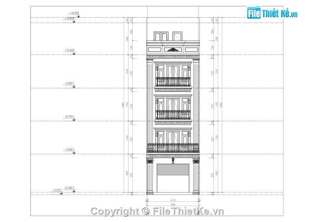 nhà 4 tầng,full nhà phố 4 tàng,nhà phố full,bản vẽ nhà 4 tầng,nhà phố 4 tầng 5x10.2m