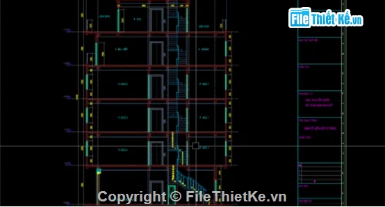 nhà phố 5 tầng,cad nhà phố 5 tầng,file cad nhà phố 5 tầng