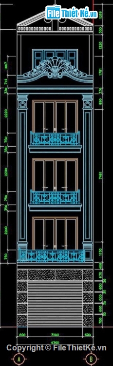 nhà phố 5 tầng,cad nhà phố 5 tầng,file cad nhà phố 5 tầng,nhà phố 5 tầng cad