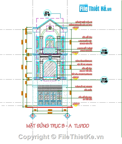 Nhà phố,dự toán,nhà phố đầy đủ chi tiết