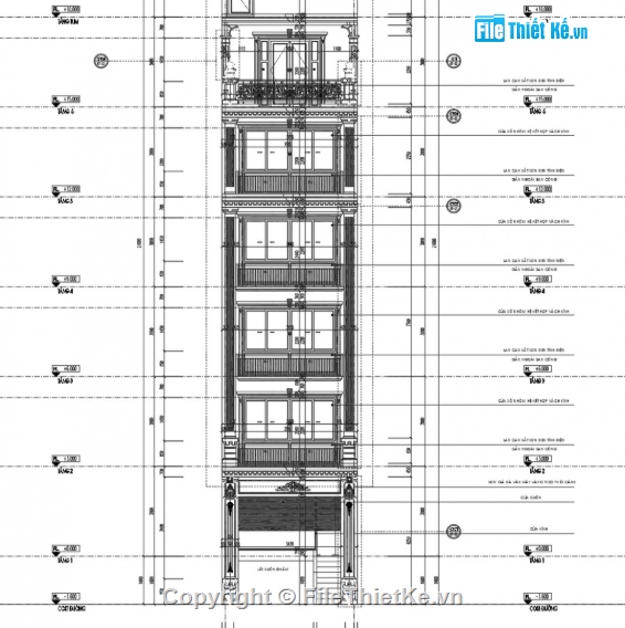 Nhà phố 6 tầng,cad nhà phố 6 tầng,file cad nhà phố 6 tầng
