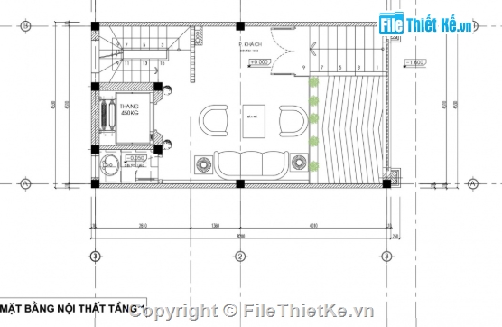 Nhà phố 6 tầng,cad nhà phố 6 tầng,file cad nhà phố 6 tầng