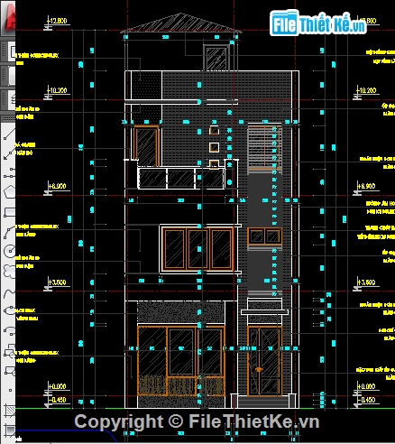 nhà mặt phố,thiết kế nhà ở,kiến trúc nhà ở,kiến trúc nhà phố đẹp,nhà phố 6 x 11.1m,thiết kế nhà