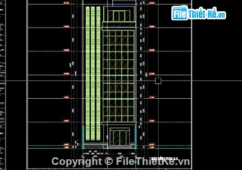 bản vẽ nhà phố 7 tầng,revit nhà phố 7 tầng,file revit nhà phố 7 tầng