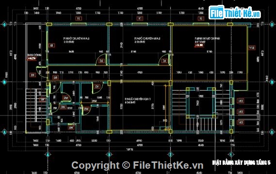bản vẽ nhà phố 7 tầng,revit nhà phố 7 tầng,file revit nhà phố 7 tầng