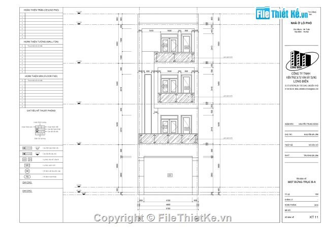 Nhà phố liền kề 4 tầng,Nhà phố liền kề 4 tầng 5.1x17.7m,bản vẽ nhà phố 4 tầng,bản vẽ nhà liền kề 4 tầng