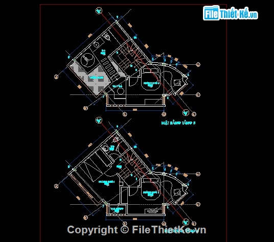bản vẽ nhà 6 tầng lô góc,nhà góc phố,nhà góc 6 tầng,nhà phố 6 tầng