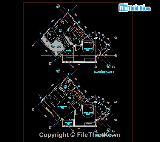 bản vẽ nhà 6 tầng lô góc,nhà góc phố,nhà góc 6 tầng,nhà phố 6 tầng