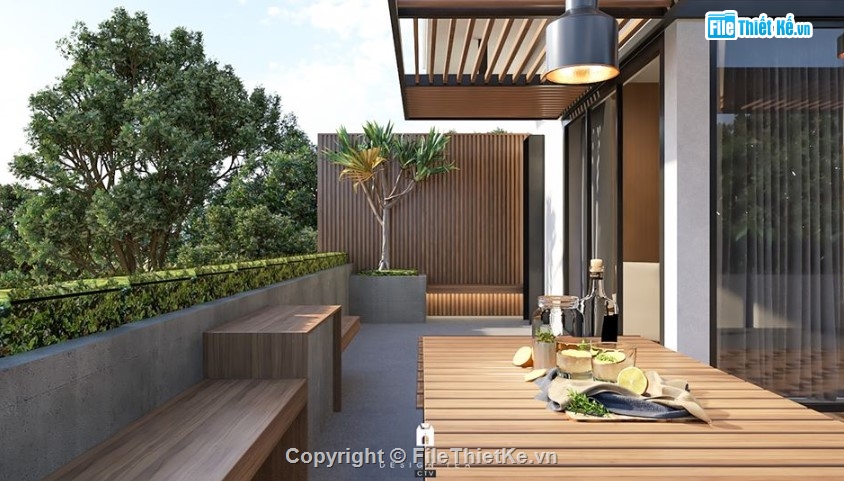 nhà phố mái bằng,nhà 2 tầng hiện đại,nhà hiện đại