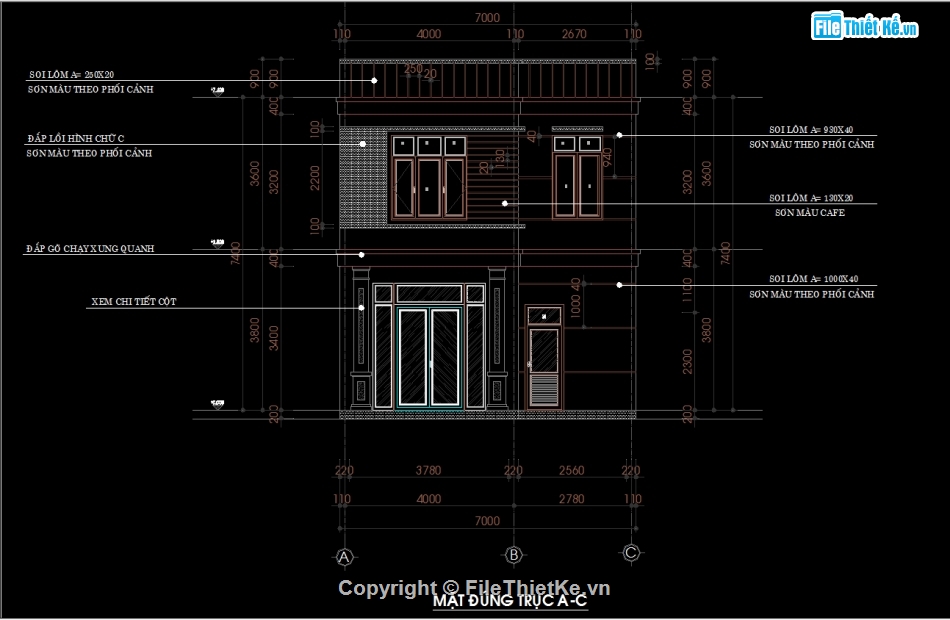 Nhà phố 2 tầng,nhà phố 2 tầng chữ L,File cad nhà phố 2 tầng,Thiết kế nhà phố 2 tầng,autocad nhà phố 2 tầng