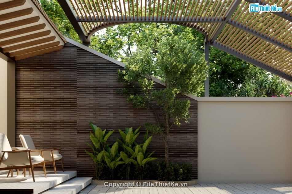 3dmax,Nhà phố,file sketchup,sketchup kiến trúc,file cad 3d,kiến trúc mái thái