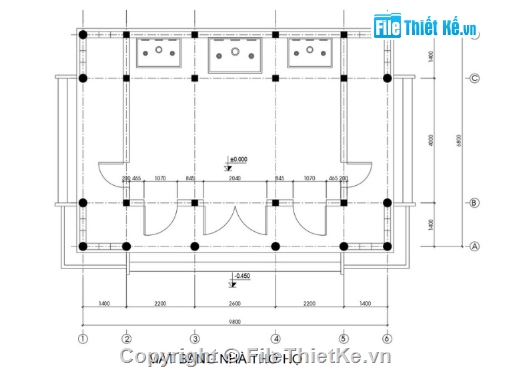 Nhà thờ họ,cad nhà thờ họ,file cad nhà thờ họ,nhà thờ họ file cad