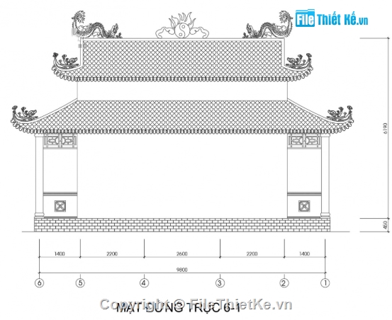 Nhà thờ họ,cad nhà thờ họ,file cad nhà thờ họ,nhà thờ họ file cad