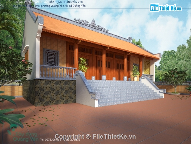 Nhà thờ họ,điện,kiến trúc nhà thờ,bản vẽ nhà thờ họ