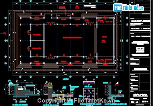 file cad nhà văn hóa,nhà văn hóa file cad,Nhà văn hóa Autocad