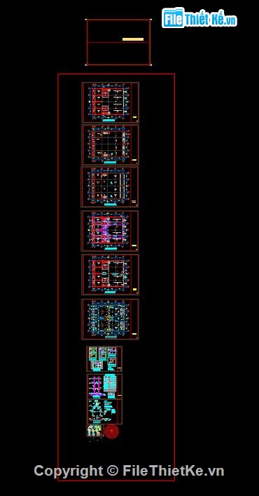 kiến trúc văn phòng 17x20m,file cad nhà văn phòng,nhà 3 tầng kinh doanh,nhà phố kinh doanh